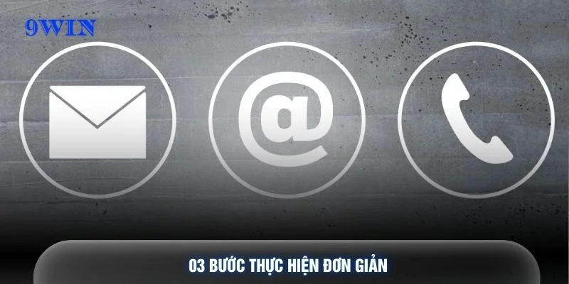 03 bước thực hiện đơn giản